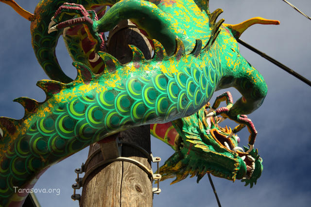 Дракон на столбе Дракон на столбе